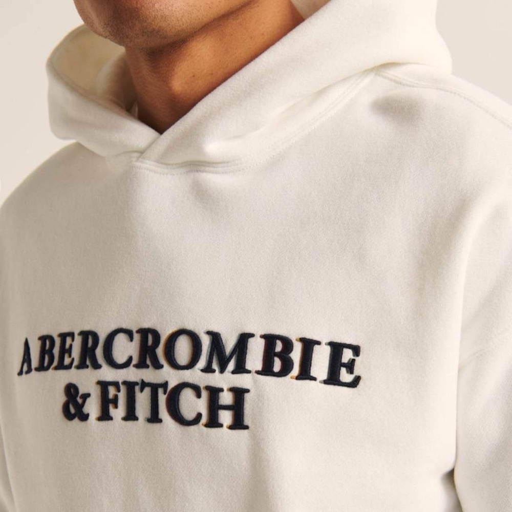 Abercrombie and Fitch Logo Hoodie size Small NWT - Picture 3 of 16
